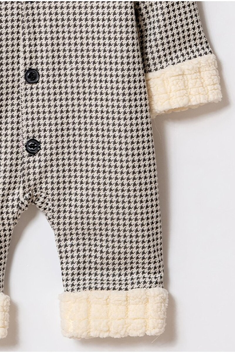 1_org_zoom-274.jpg Chicsy Baby Winter Plaid Hooded Plush Lined Buttoned Jumpsuit