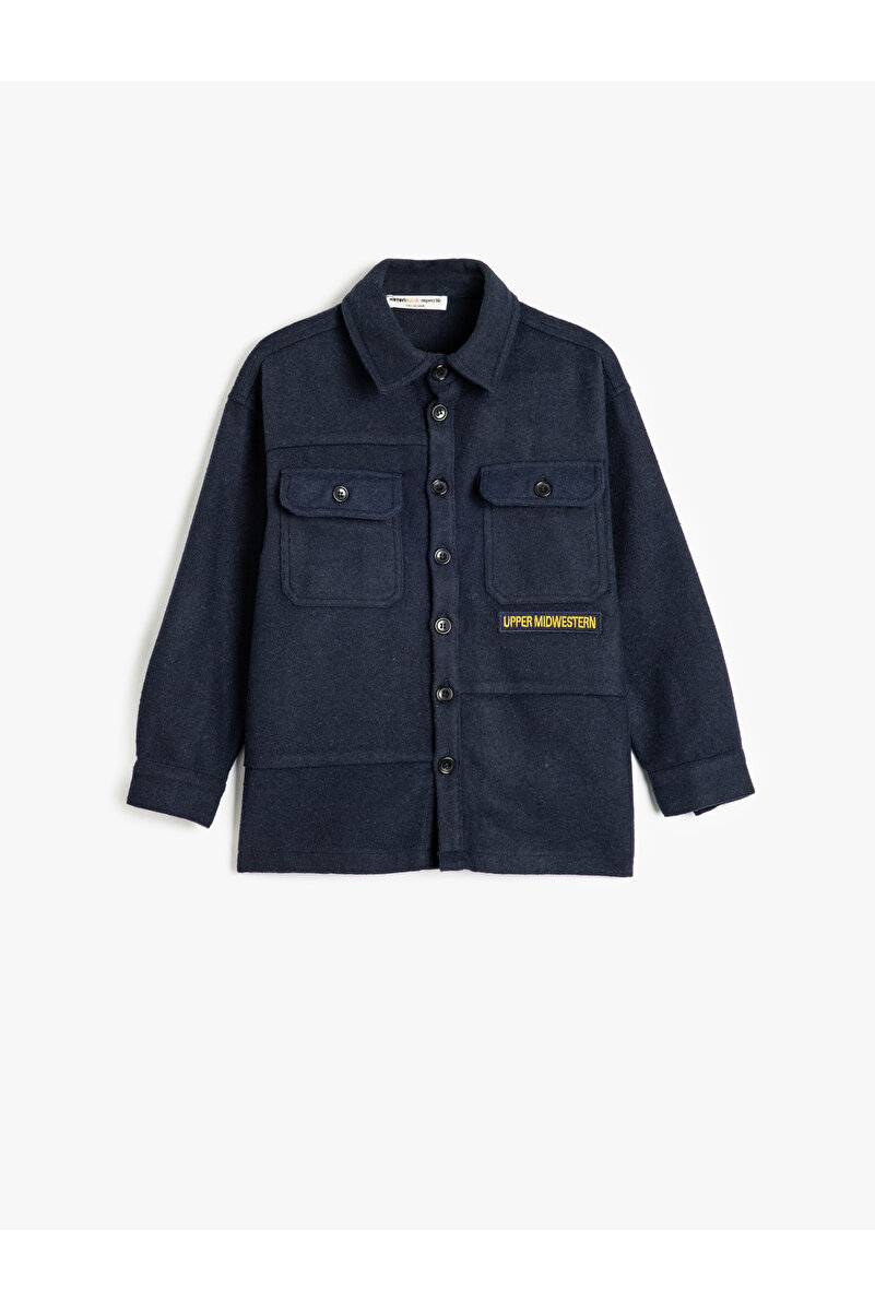 1_org_zoom-308.jpg Cotton Shirt Jacket with Button and Pocket Details