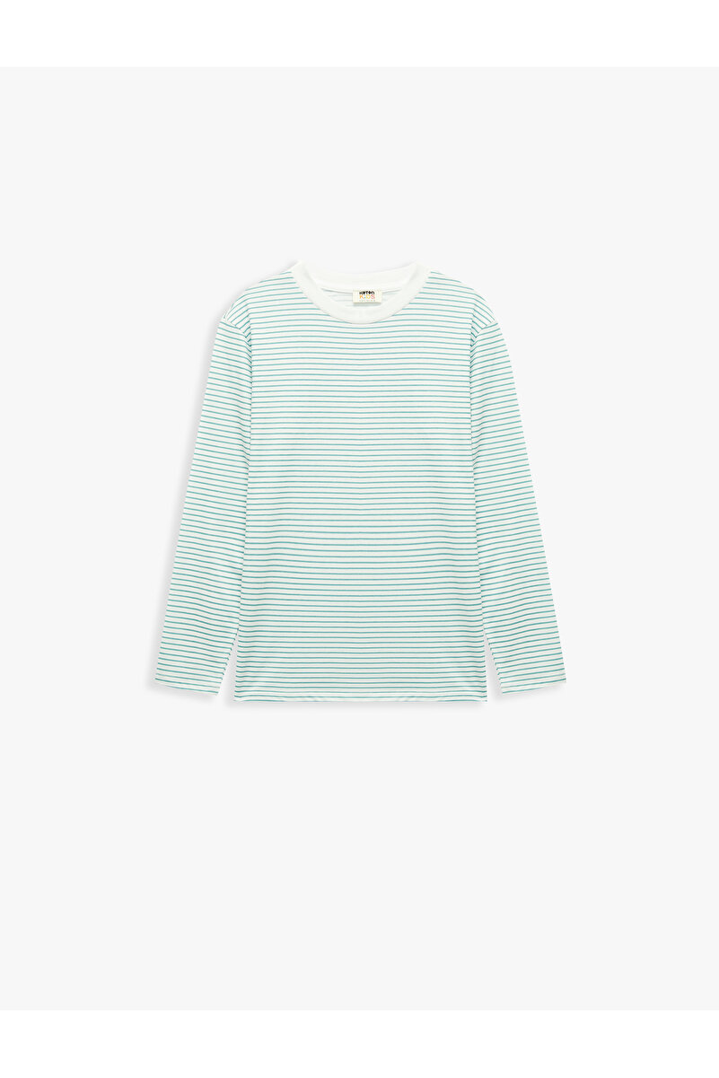 1_org_zoom-323.jpg Cotton Crew Neck Long Sleeve T-Shirt Set