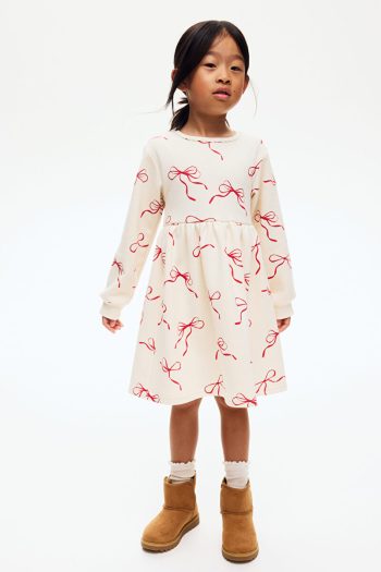 H&M Printed Sweatshirt Dress