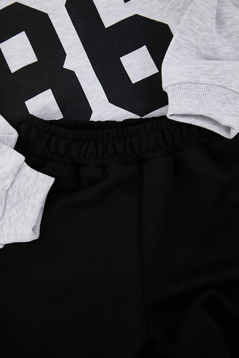 1_org_zoom-361.jpg Trendyolmilla Kids Gray Cotton Printed Oversized Girls' Knit Set