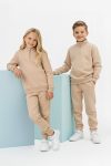 Trendyolmilla Kids Beige Cotton Unisex Oversized Knit Set