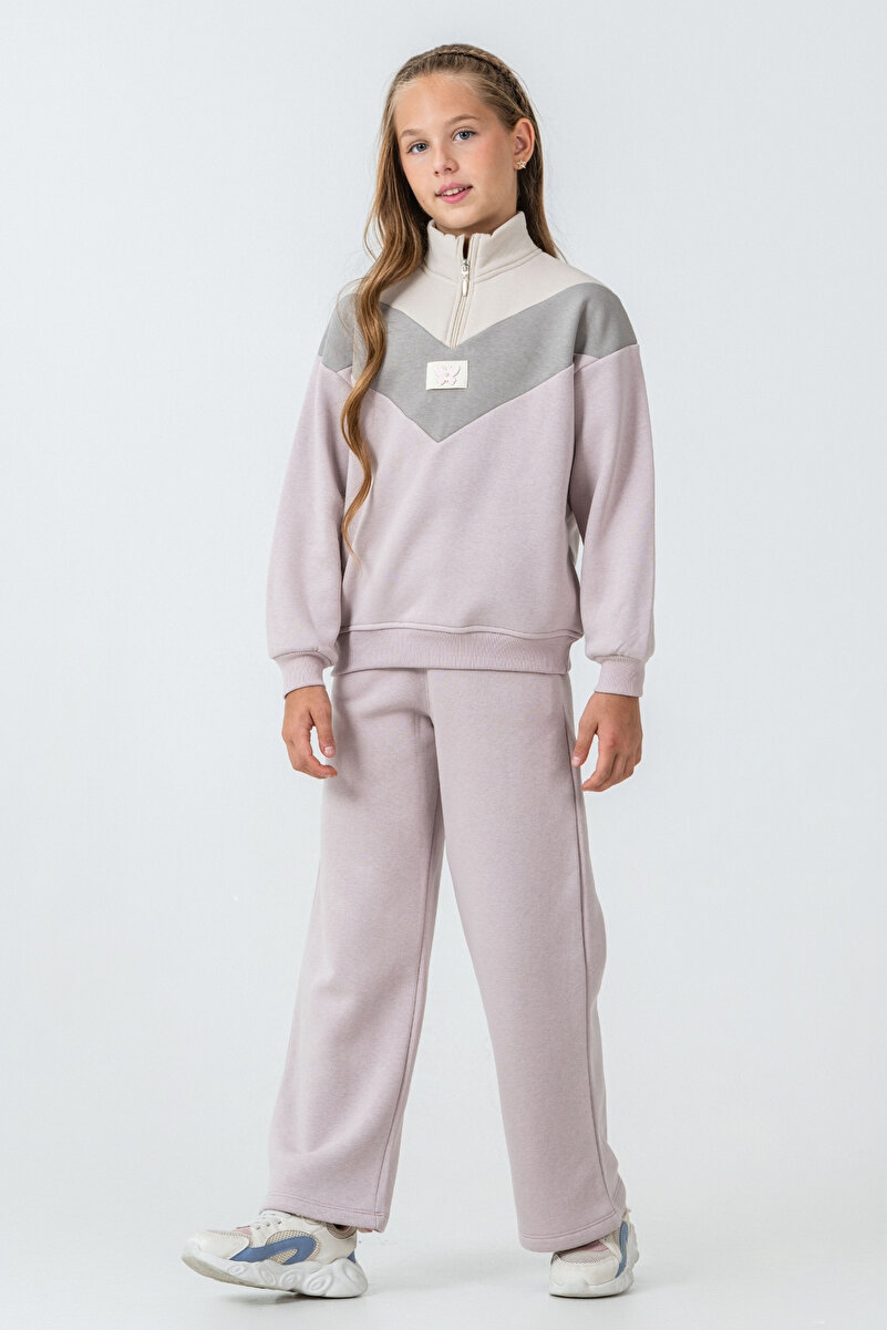 1_org_zoom-67.jpg AHENGİM Girls' Winter Tracksuit with Butterfly Detail