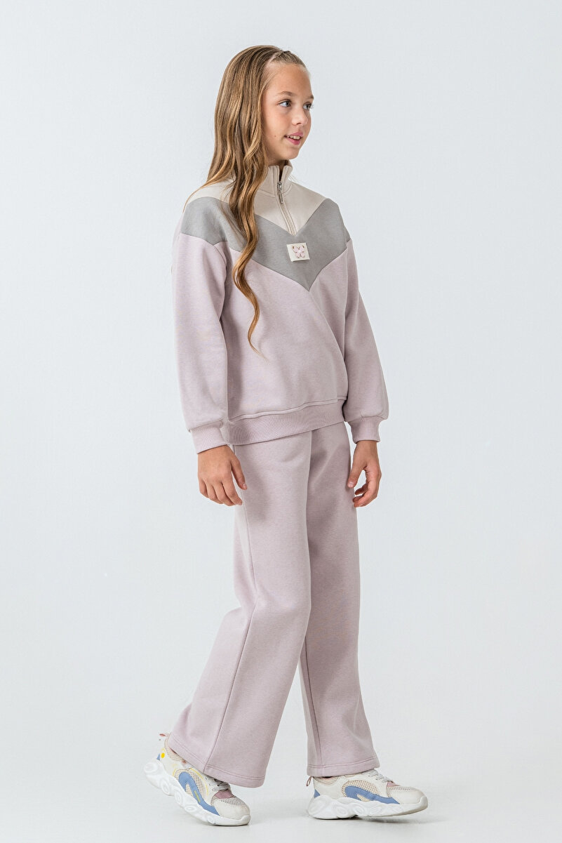 1_org_zoom-68.jpg AHENGİM Girls' Winter Tracksuit with Butterfly Detail