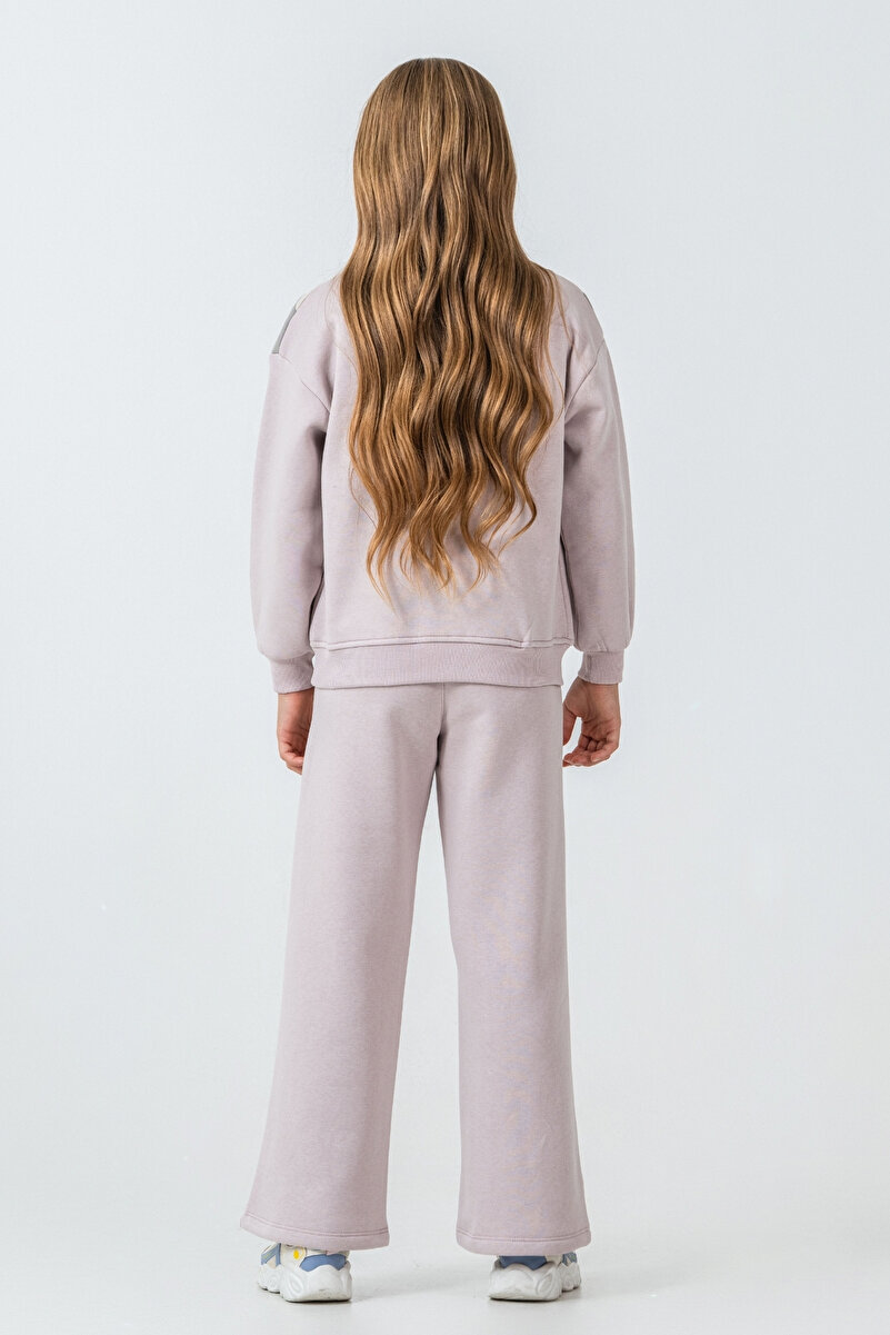 1_org_zoom-69.jpg AHENGİM Girls' Winter Tracksuit with Butterfly Detail