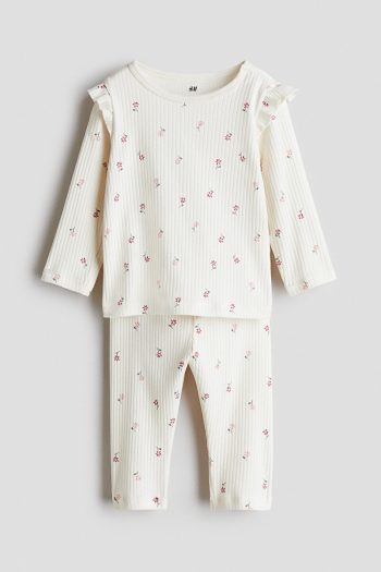 H&M Ribbed Cotton Set