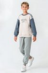 AHENGİM Boys' Futuristic Feels Printed Winter Tracksuit