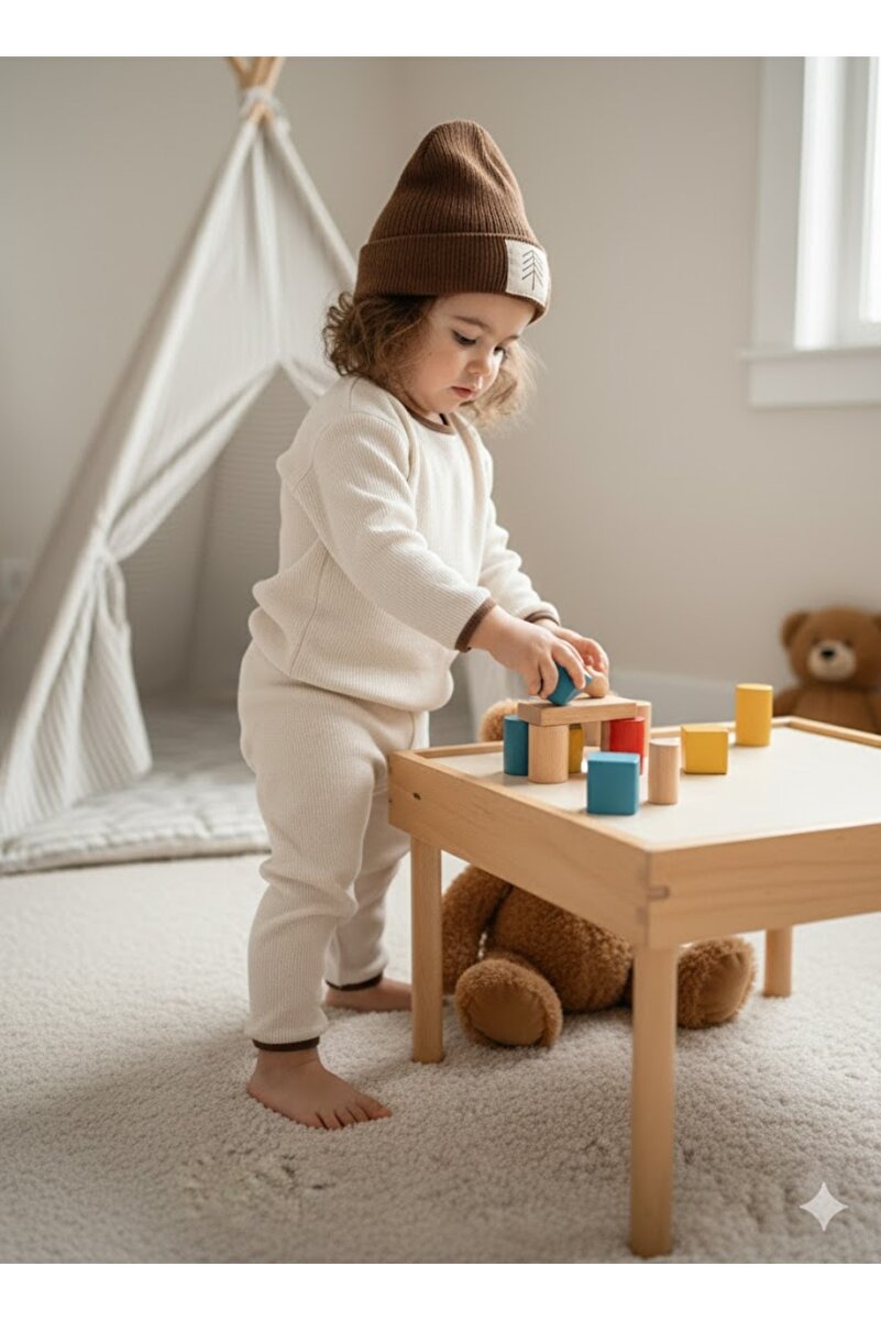 1_org_zoom-78.jpg Swan Baby Unisex Waffle Beret 3-Piece Set