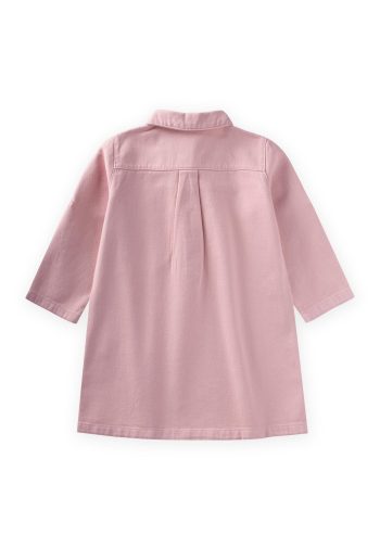 Painted Gabardine Dress for Ages 2-7 Pink