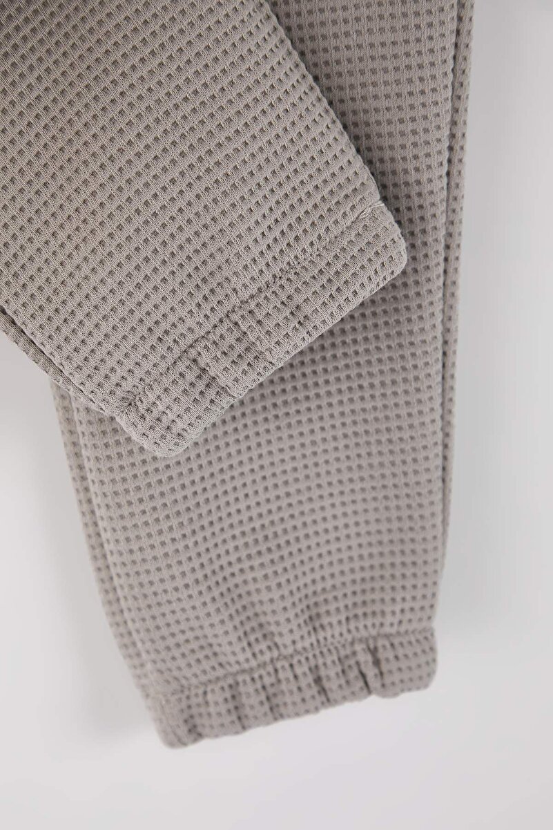 3_org_zoom-1.jpg Trendyolmilla Kids Black-Grey Cotton Knit Sweatpants for Boys