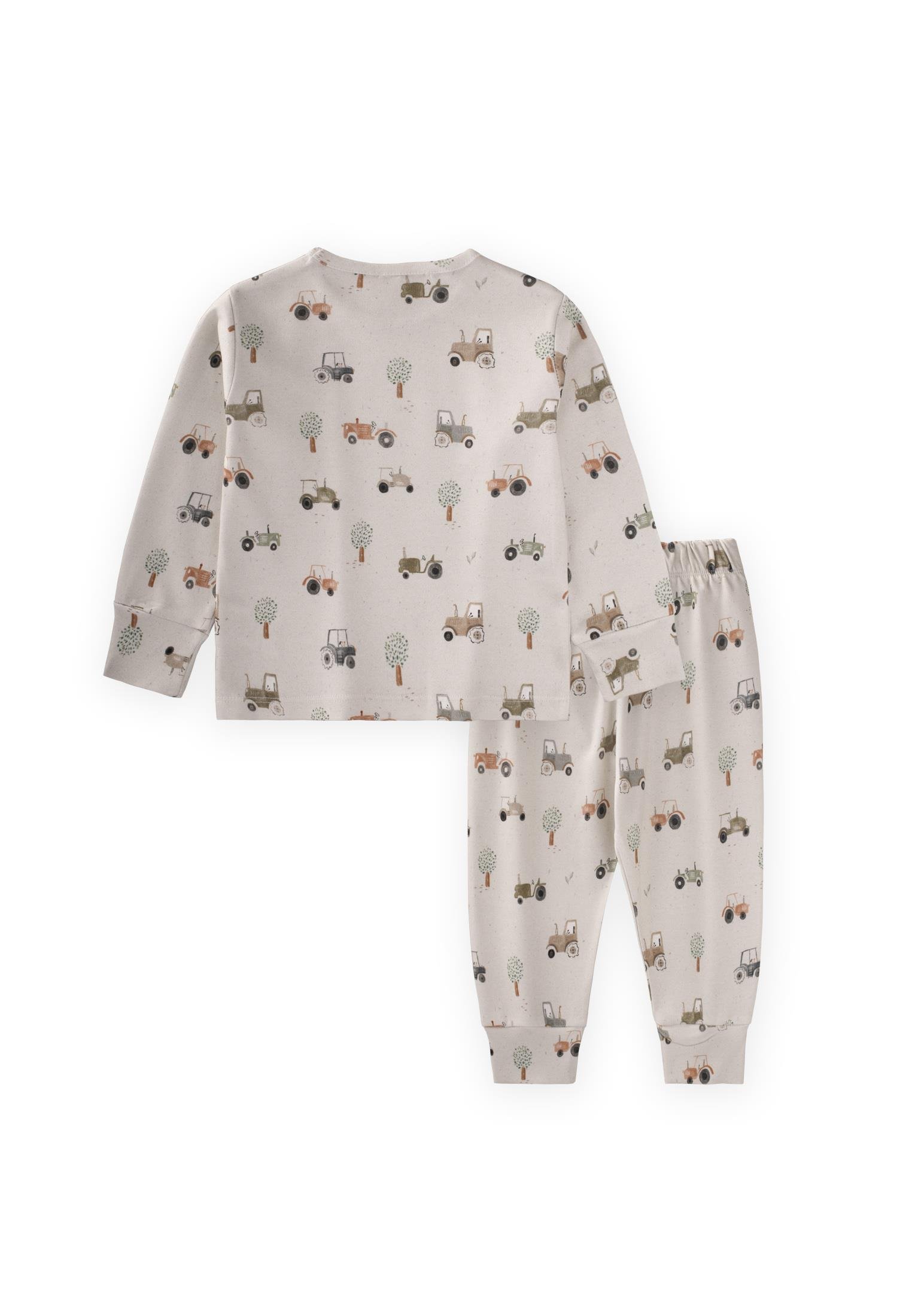 50350-5017pijama-takim-1-5-yas-tas-29-cc3.jpg Kids' Pajama Set for Ages 1-5 in Stone