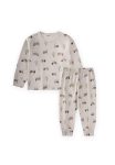 Kids' Pajama Set for Ages 1-5 in Stone