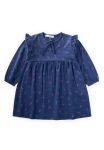 Printed Seasonal Dress 1-7 Years Cherry Pattern