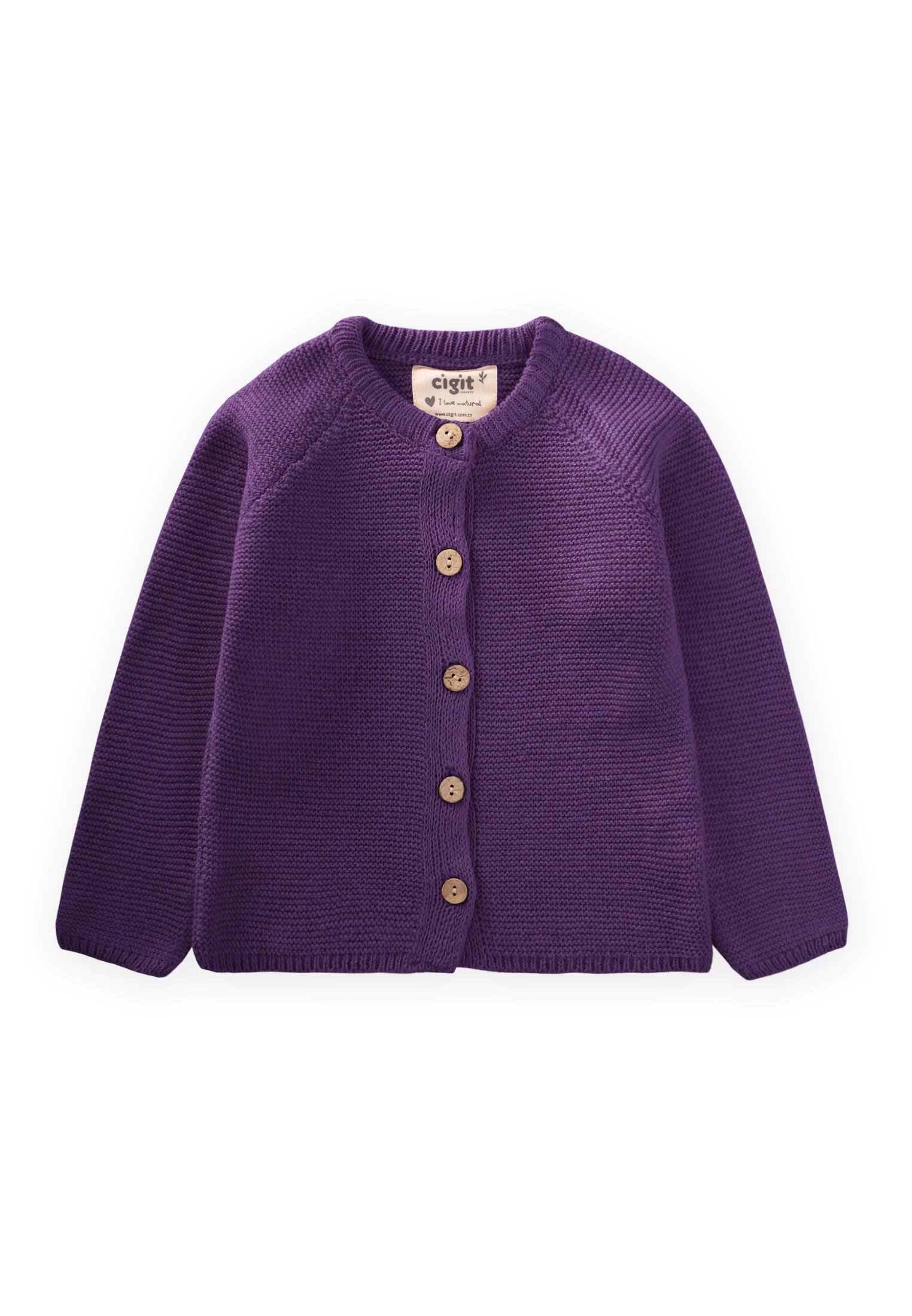 81397-5045links-triko-hirka-1-8-yas-mo-09c25a.jpg Links Knit Cardigan 1-8 Years Purple