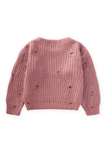 Pale Pink Knit Sweater 2-8 Years