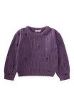 Knitted Sweater for Kids 2-8 Years Purple