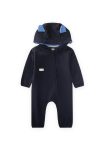 Zippered Jumpsuit 0-3 Years Anthracite