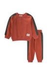 Layered Sweatshirt Set for Ages 2-8 in Terracotta