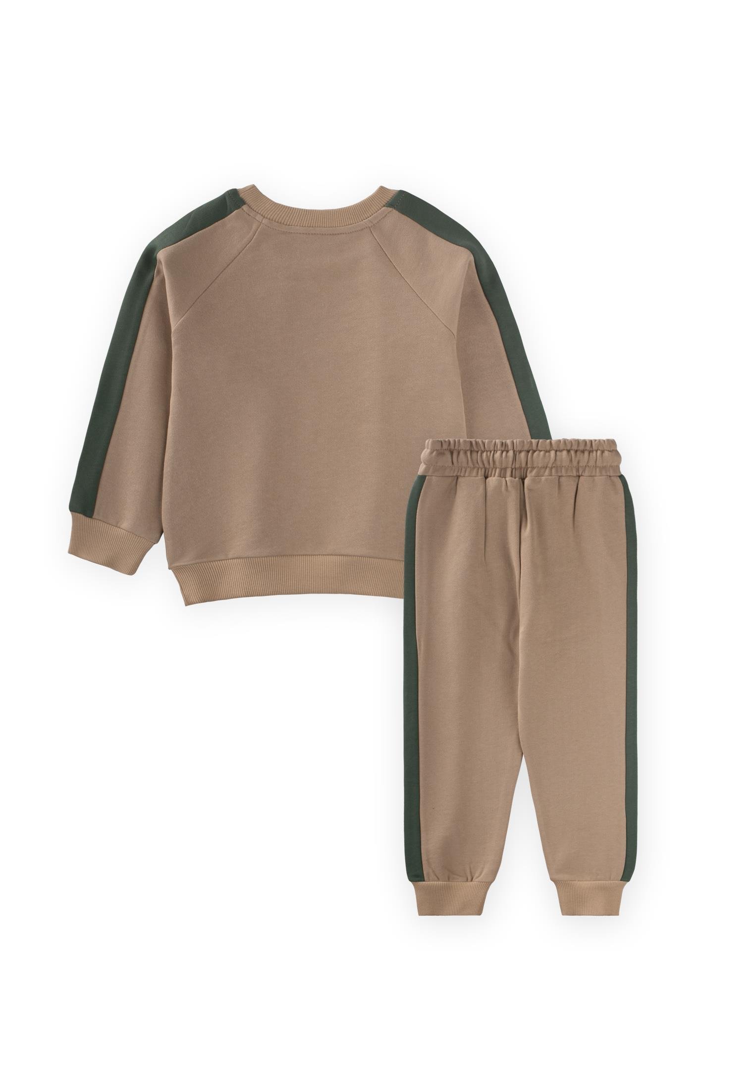 85005-5449garnili-sweatshirt-takim-2-8-76e69a.jpg Fleece Sweatshirt Set for Ages 2-8 in Beige