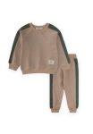 Fleece Sweatshirt Set for Ages 2-8 in Beige