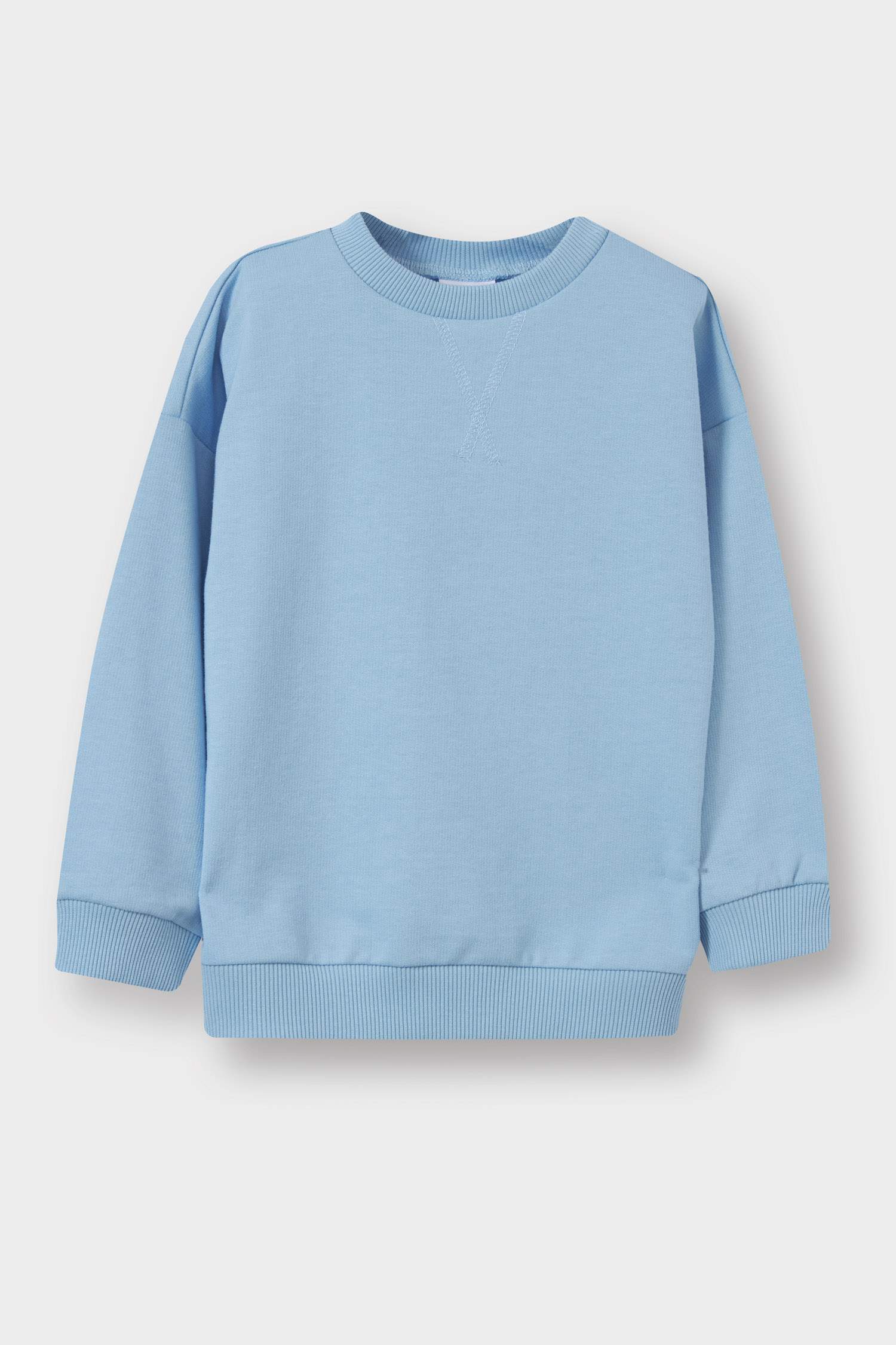A7343A5_25AU_BE316_01_01.jpg Boys' Basic Crew Neck Sweatshirt