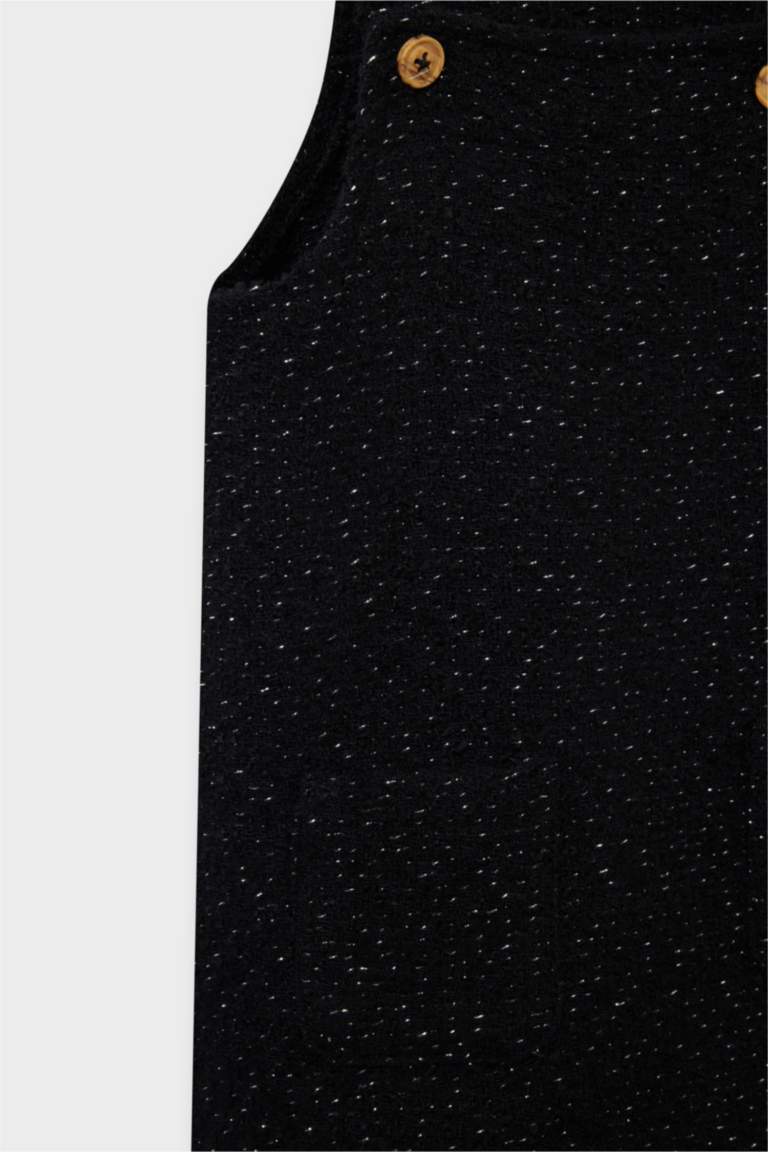 D3076A5_25WN_BK27_02_01.jpg Girls' Tweed Dungaree Dress