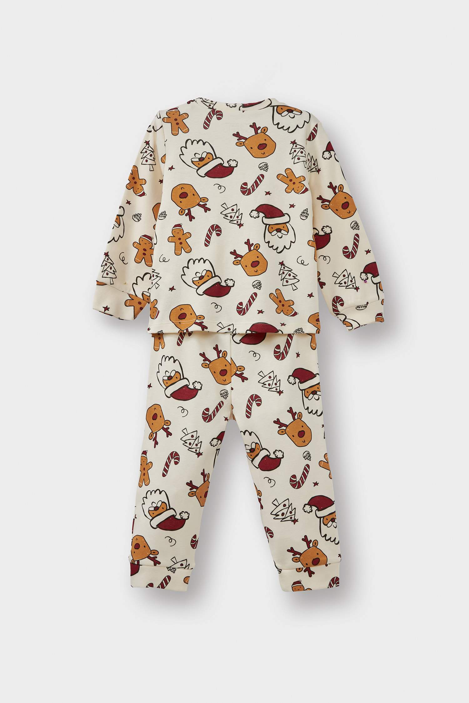 F0557A5_25AU_ER233_04_01.jpg Boys' Christmas Themed Pajama Set with Long Sleeve Top and Pants