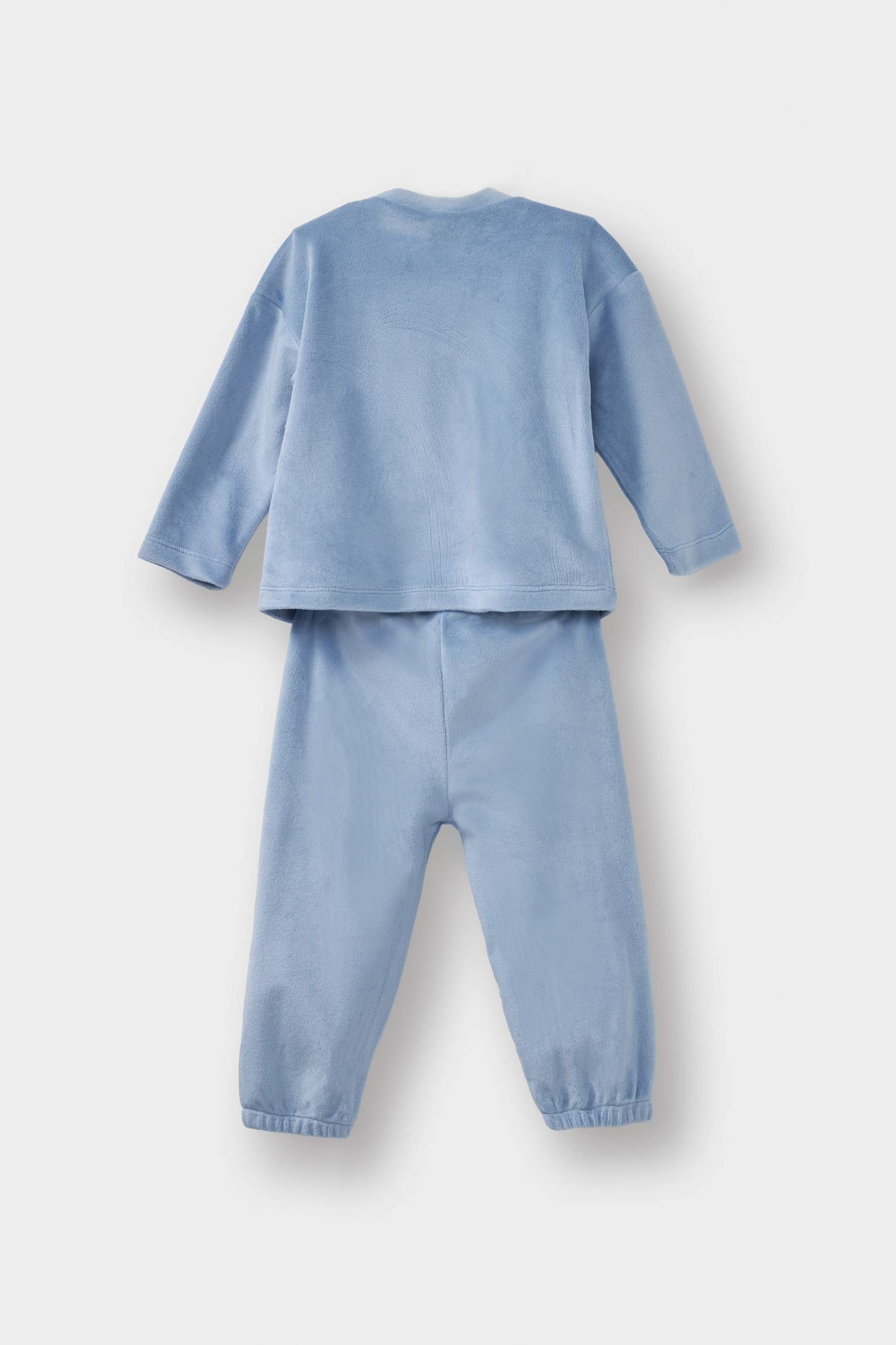 G1523A5_25WN_BE302_04_01.jpg Boys' Dinosaur Print Long Sleeve Welsoft Plush Pajama Set