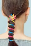 Multicolored Daisy Shaped Hair Clip for Girls
