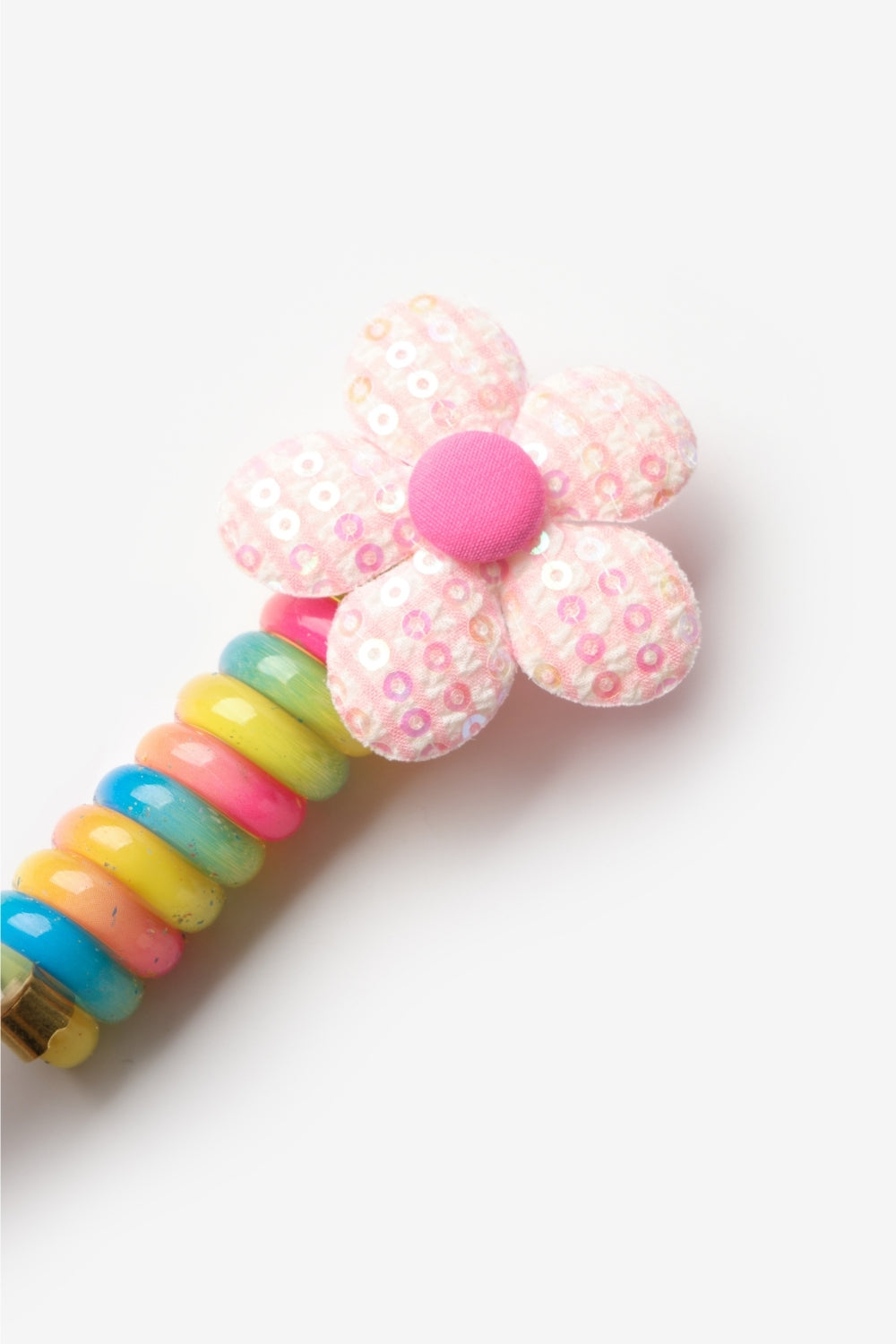 TCLS25AWGHAC020_1028_6.jpg Pink Fabric Floral Hair Clip for Girls