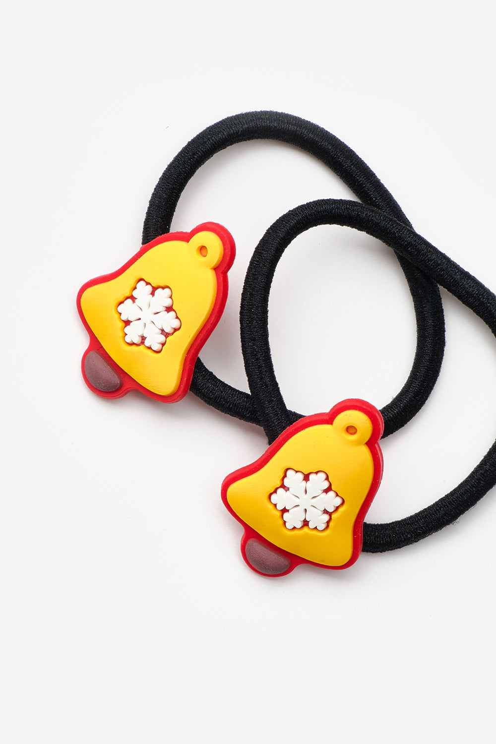 TCLS25AWGHAC070_1033_6.jpg Yellow Bell Figure Girl's New Year Hair Tie Set