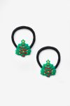 Green Christmas Tree Girls Hairpin Set