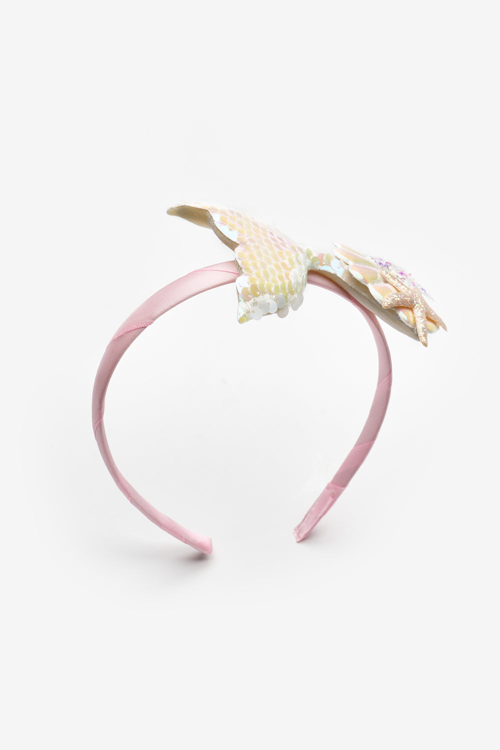 TCLS25SSGHAC003_1005_6.jpg White Sequin Mermaid Figure Girl's Headband
