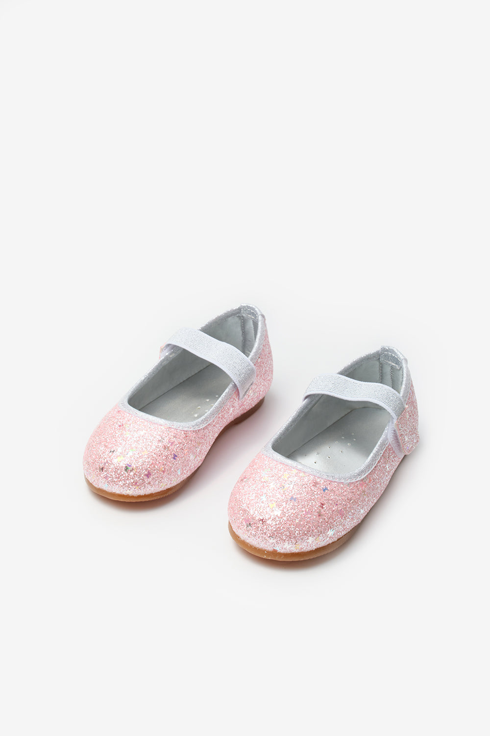 THRL25SSGKSH004_1028_5.jpg Pink Butterfly Glitter Girls' Ballet Flats