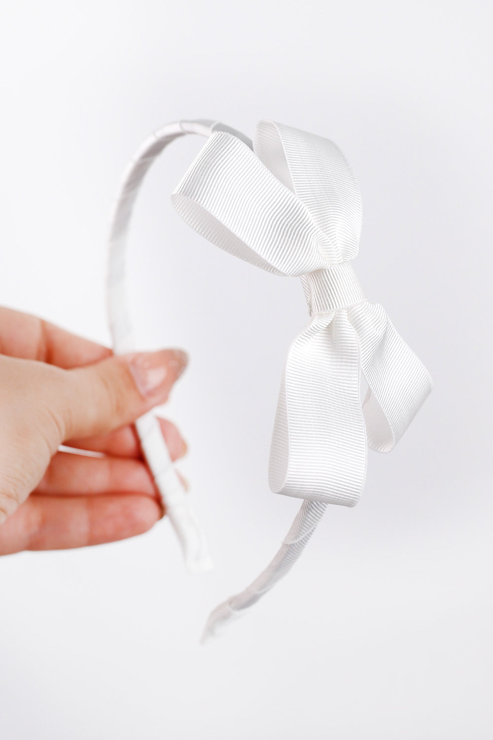 TLMB23ASGHAC011_1005_5.jpg White Bow Detailed Girl's Headband