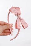 Pink Bow Detailed Girls' Headband