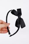 Black Bow Detail Girls' Headband
