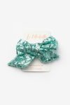 Mint Sequin Hair Clip for Girls