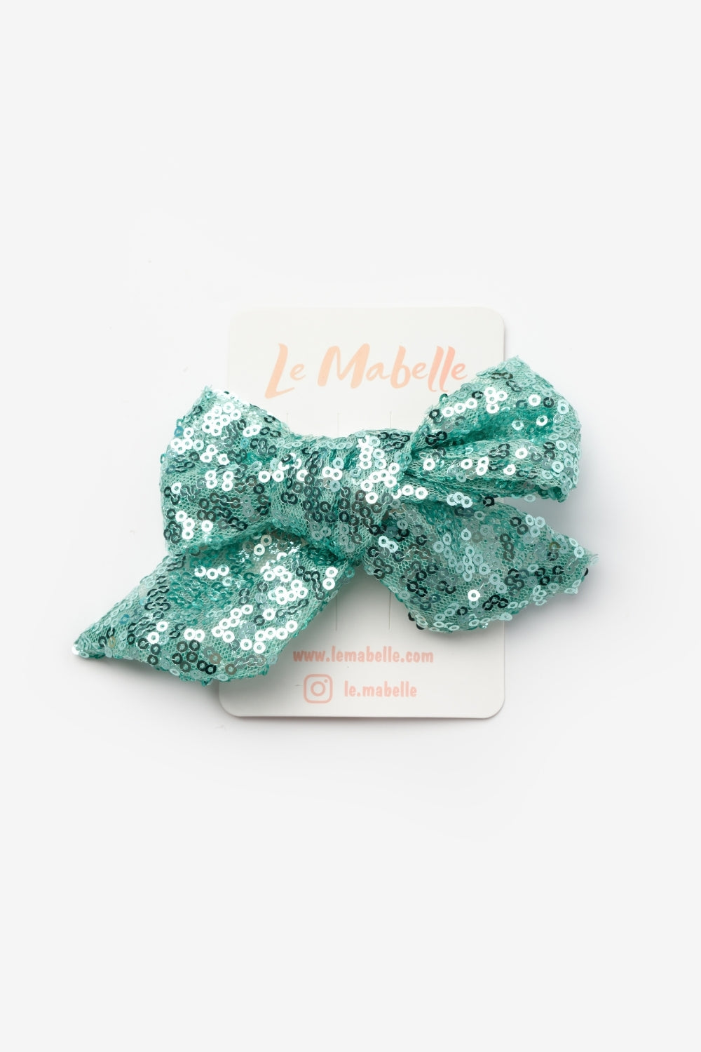 TLMB25AWGHAC006_1024_5.jpg Mint Sequin Hair Clip for Girls