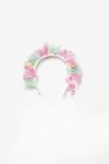 Multicolored Butterfly Embroidered Girls Tulle Headband