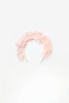 Salmon Butterfly Embroidered Girls Tulle Headband