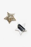 Gold Glitter Star Shaped Hair Clips for Babies