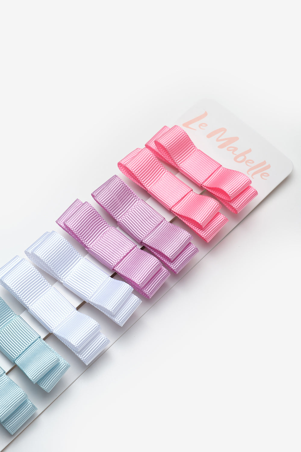 TLMB25AWGHAC023_1001_6.jpg Multicolored Soft 8-Piece Mini Ribbon Bow Hair Clip Set for Girls