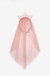 Pink Tulle Detail Queen Figure Girl's Crown