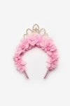 Pink Princess Flower Headband for Girls