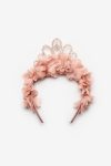 Pink Princess Figurine Floral Headband for Girls