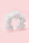 White Tulle Pom-Pom Girl's Headband
