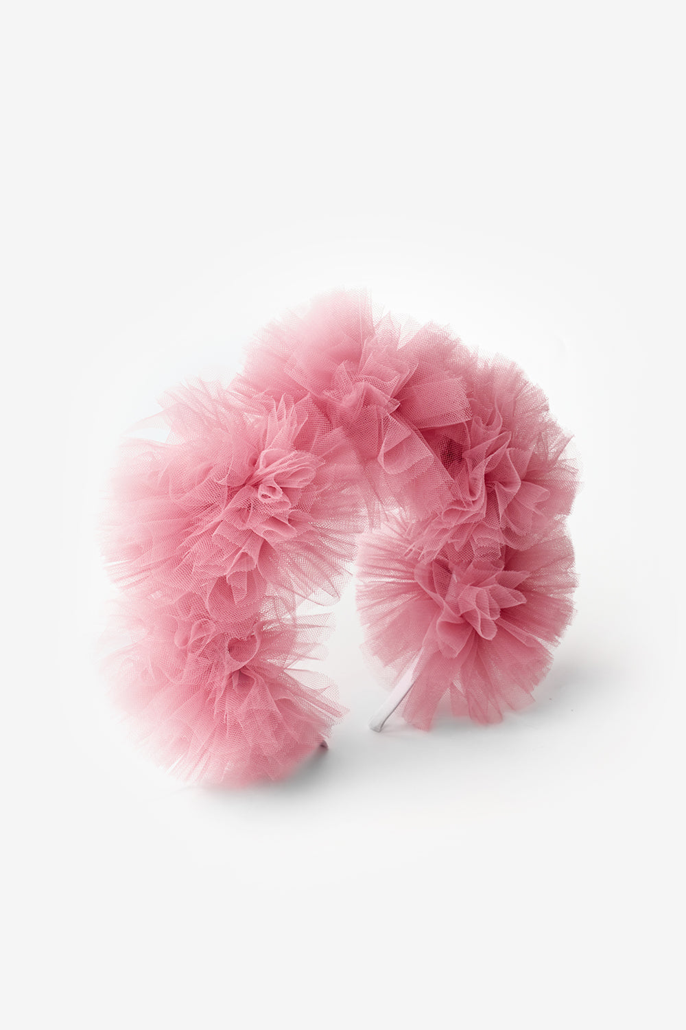 TLMB25SSGHAC007_1010_5.jpg Dusty Pink Tulle Pom-Pom Girl's Headband