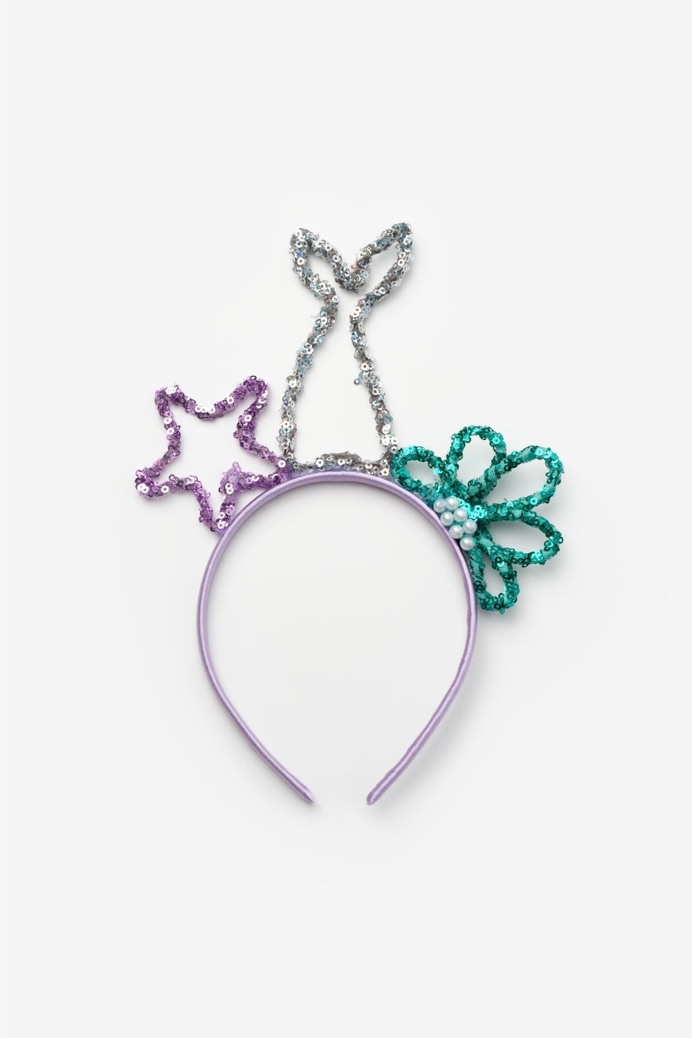 TSKD25SSGHAC001_1021_5.jpg Lilac Sequin Mermaid Themed Girls' Headband