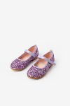 Lilac Glitter Velcro Girls' Shoes